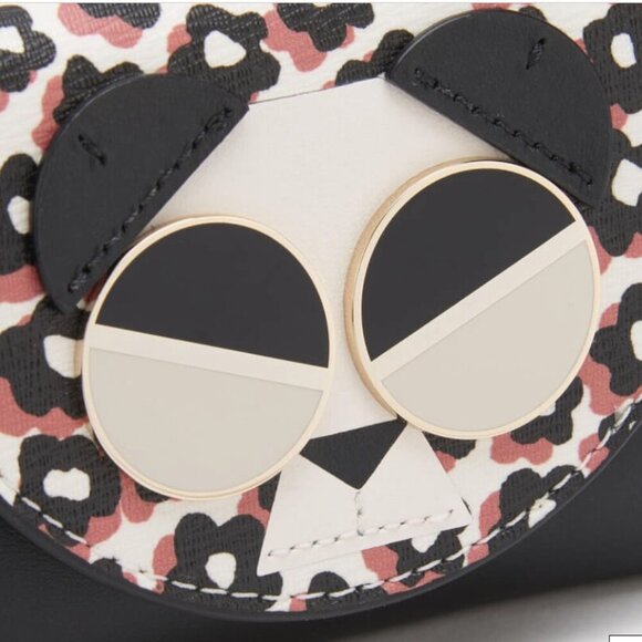 Kate Spade Spademals Gentle Panda Cardholder and Coin Wallet Retired - Picture 2 of 15